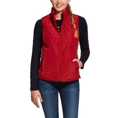 Gilet Donna Ariat Hallstatt Vest Rosse | 5Y3A18Z