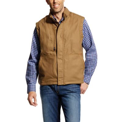 Gilet Uomo Ariat FR Workhorse Insulated Vests Khaki | CNWXGI7