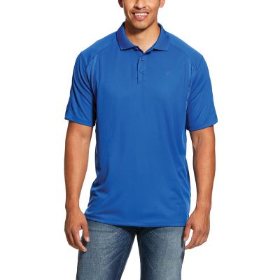 Magliette Polo Uomo Ariat AC Blu Reale Blu | ADVR98P