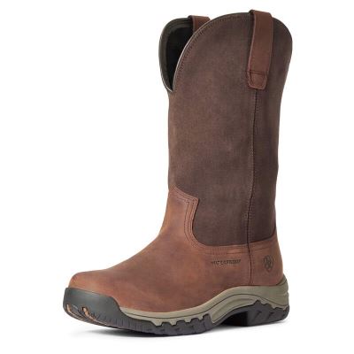 Stivali All'aperto Donna Ariat Terrain Pull On Impermeabili Boots Marroni Scuro | OX69CK0