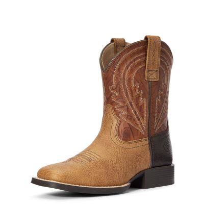 Stivali Cowboy Bambino Ariat Lil' Hoss Marroni | 9KNS1BL