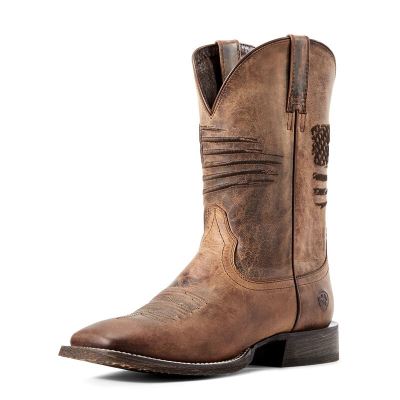 Stivali Cowboy Uomo Ariat Circuit Patriot Marroni | X20V8SH