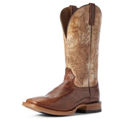 Stivali Cowboy Uomo Ariat Cowhand Rosse Marroni | YAZE1TZ