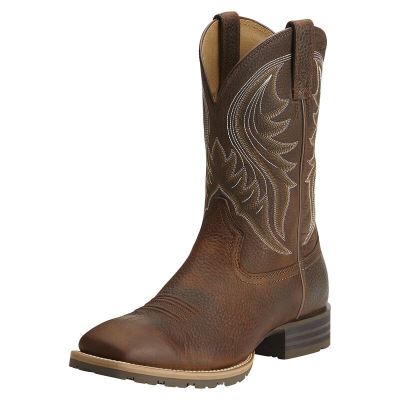 Stivali Cowboy Uomo Ariat Ibrido Rancher Marroni Scuro | 1M7JBDH