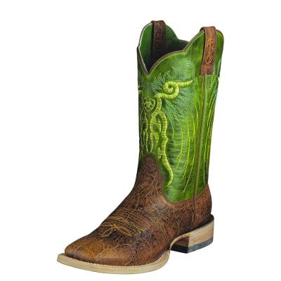 Stivali Cowboy Uomo Ariat Mesteno Marroni Verde Acqua | 5T6APLK