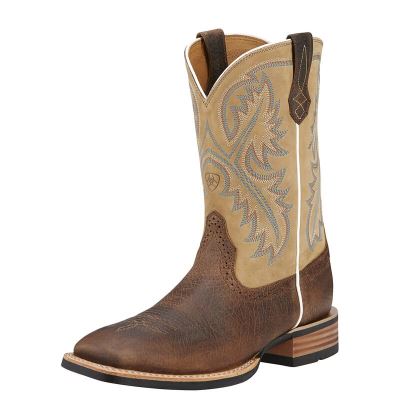 Stivali Cowboy Uomo Ariat Quickdraw Beige | 9XFPTDE