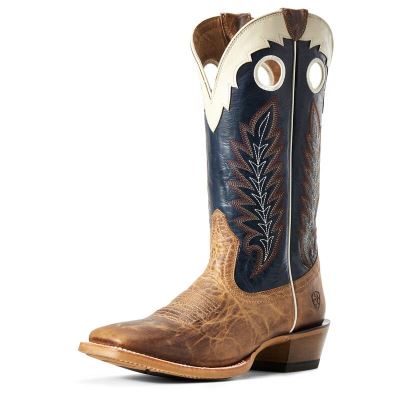 Stivali Cowboy Uomo Ariat Real Deal Marroni | E0494AR