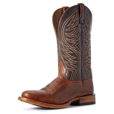 Stivali Cowboy Uomo Ariat Slick Fork Rosse Marroni | 0V6KUTH