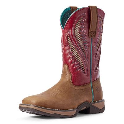 Stivali Da Cowgirl Donna Ariat Anthem VentTEK Marroni Rosse | 4ISAB9P