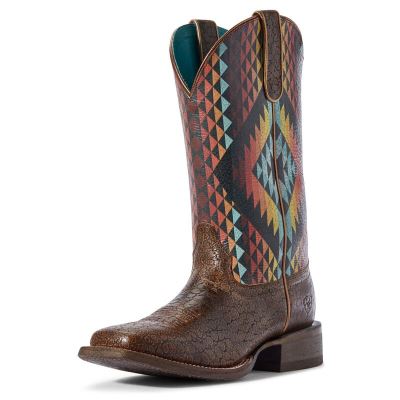 Stivali Da Cowgirl Donna Ariat Circuit Savanna Cioccolato Colorate | 8WY9JST