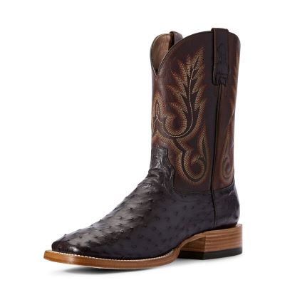 Stivali Western Uomo Ariat Barker Cioccolato | LT1WF2L