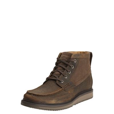 Stivali Western Uomo Ariat Lookout Boots Marroni Scuro | Z9VJAOW