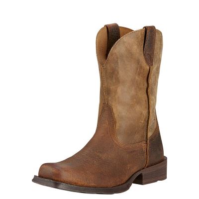 Stivali Western Uomo Ariat Rambler Marroni | 1QX6FU4