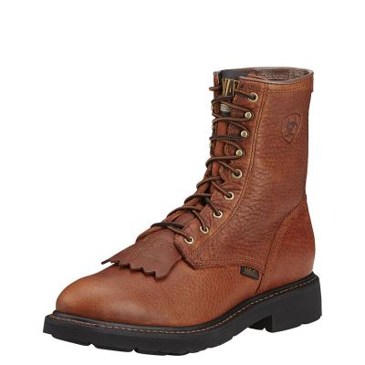 Stivali da Lavoro Uomo Ariat Cascade 8" Pizzo Up Rame | S3O2P51