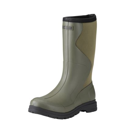 Wellies Donna Ariat Springfield Rubber Boots Verde Oliva Verdi | 1JVHIY0